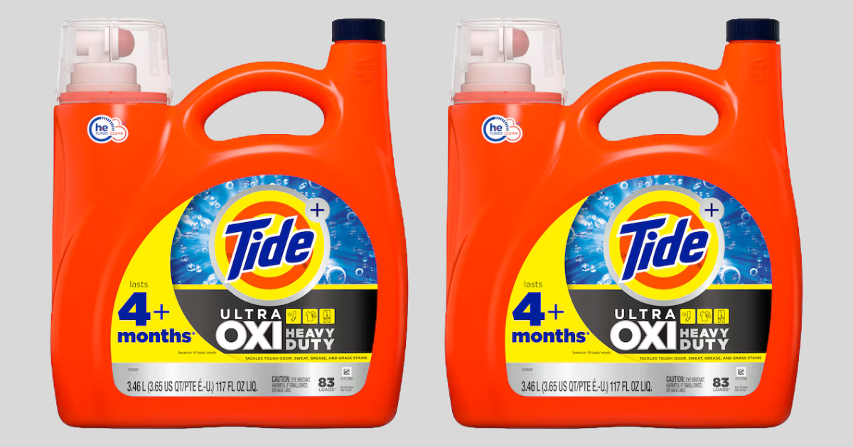 Tide Heavy Duty Ultra OXI HE Laundry Detergent 94 Loads 117 fl oz Tide Heavy Duty Ultra OXI HE Laundry Detergent 94 Loads 117 fl oz
