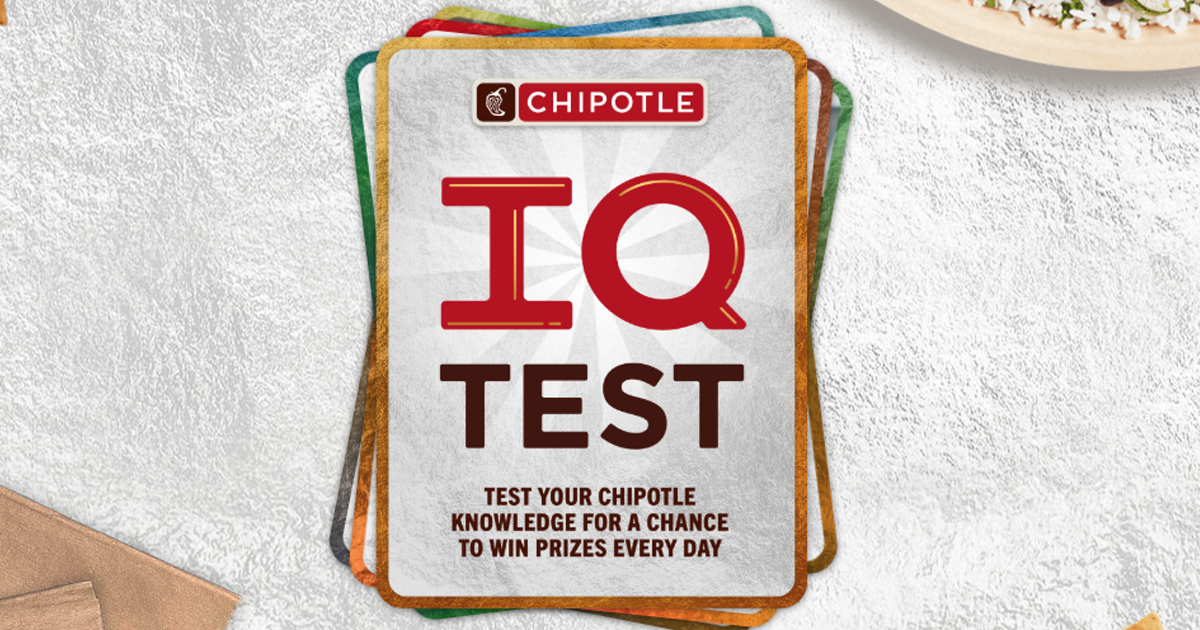 chipotle iq test chipotle iq test