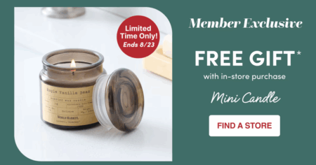free candle gift
