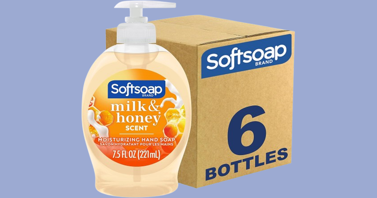 soft soap milk and honey pack of 6