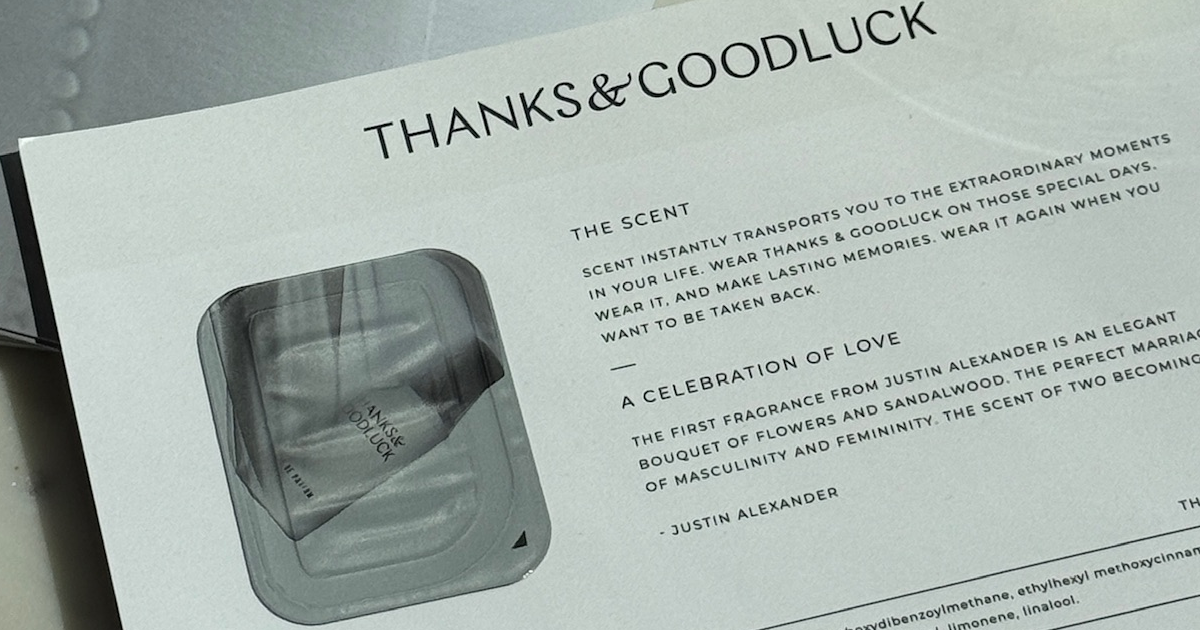 thanks and good luck